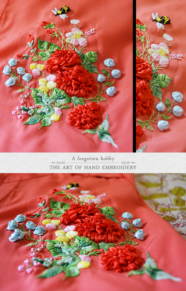 Hand Embroidery, A Forgotten Hobby, Hobbies, Ribbon Work Embroidery, Ribbon Embroidery, Thread Work, Thread Embroidery, Summer Afternoon Hobbies, Love for Art, Artwork, Flowers, Shirt Embroidery, Art, Thoughts, Doodles, Love, Inspiration, Quotes, Happiness, Recipes, Sowing Happiness, Spreading Love, Positive Thoughts, Gulmohar Doodles, Puneeta Prakash Blog, Puneeta Prakash, Personal Blog, Blogger